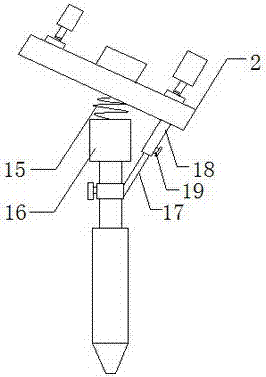 Supporting device used for fruit tree grafting