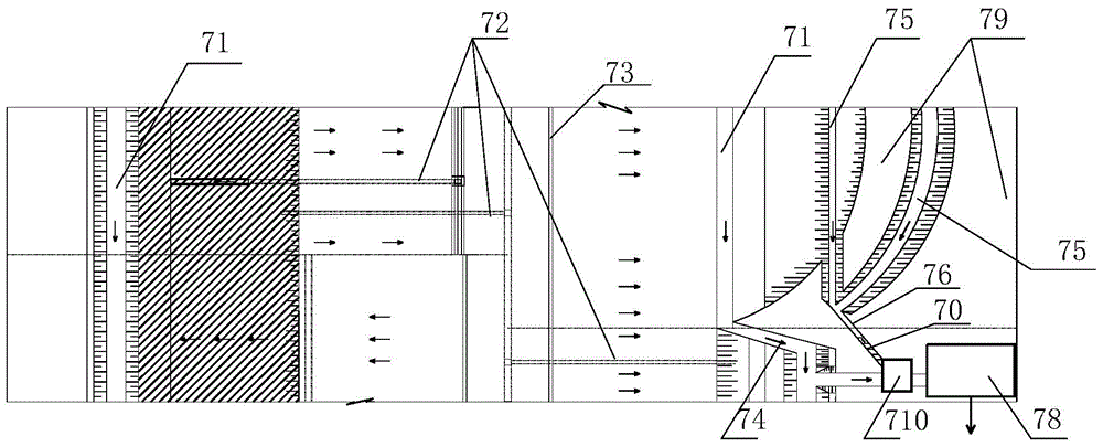 Tunnel fire-fighting system of utilizing slope flowing water and pavement water as water source