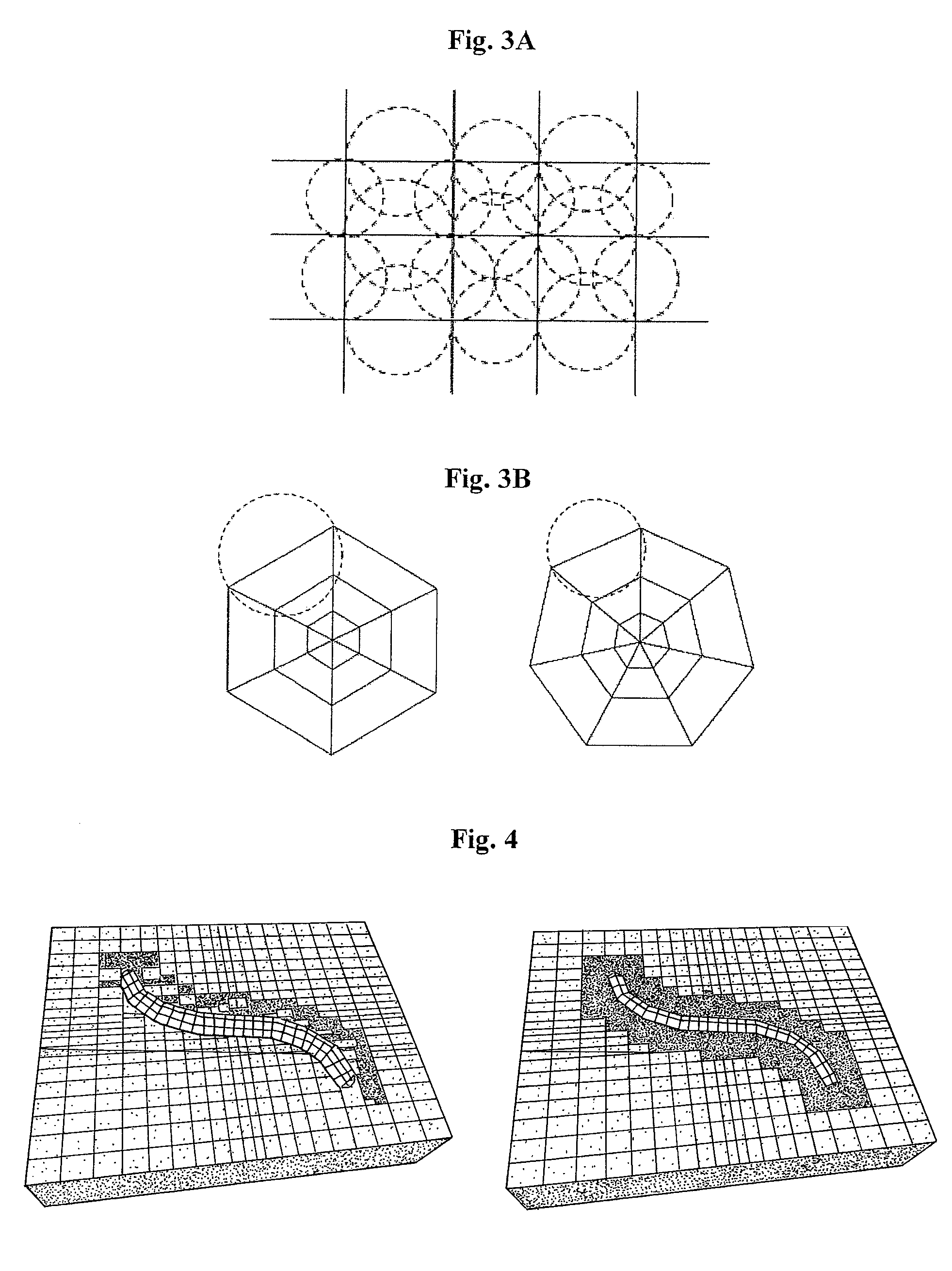 Method of generating a conforming hybrid grid in three dimensions of a heterogeneous formation crossed by one or more geometric discontinuities in order to carry out simulations