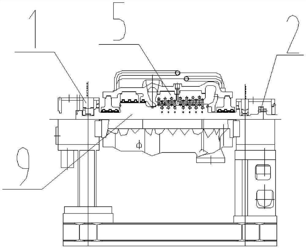 10MW three-time reheating reaction type air turbine