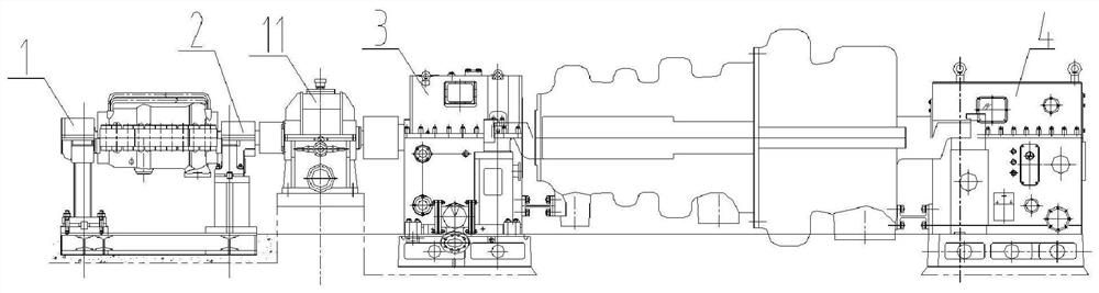 10MW three-time reheating reaction type air turbine