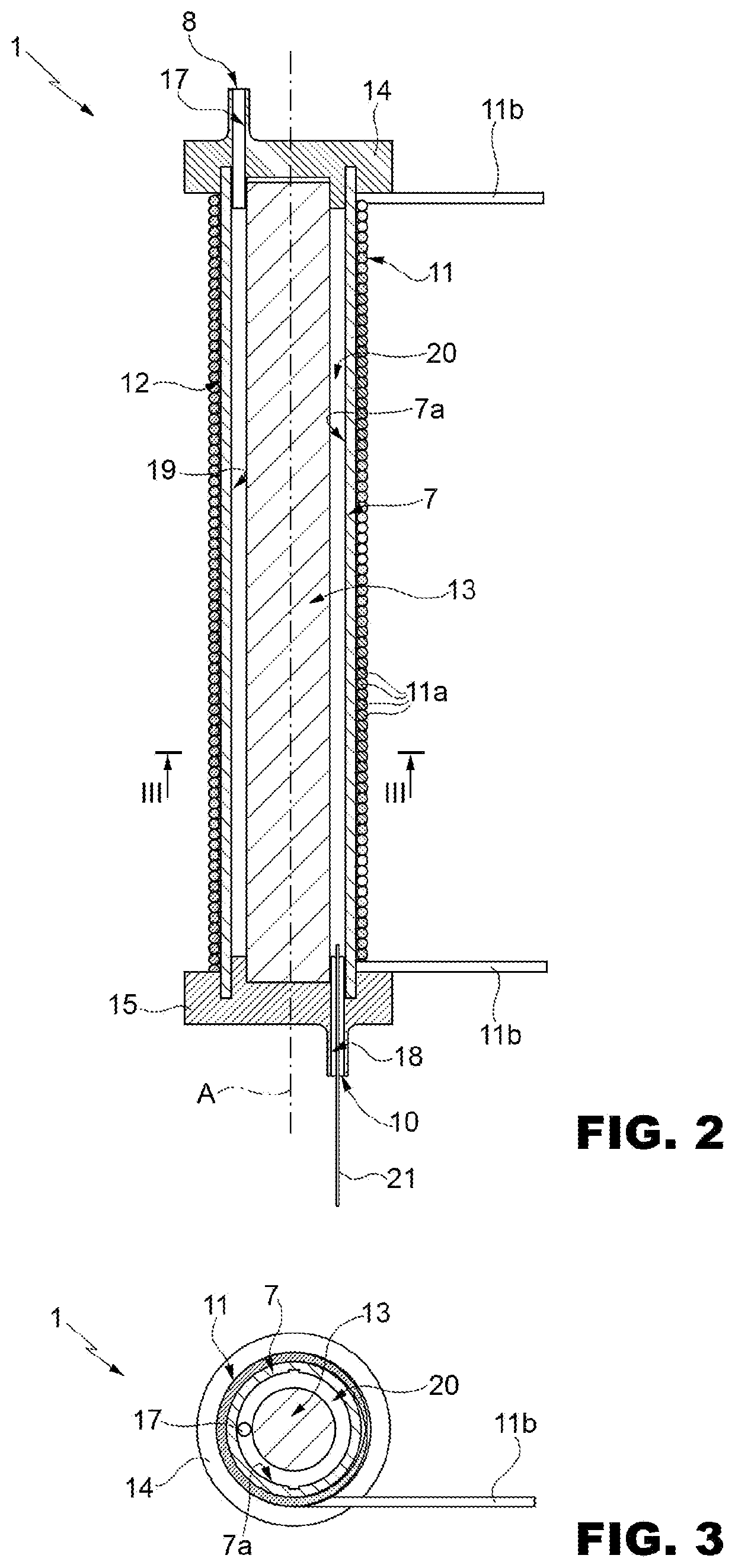 Continuous-flow electromagnetic-induction fluid heater in a beverage vending machine