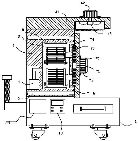 Vacuum oven for fiberboard processing