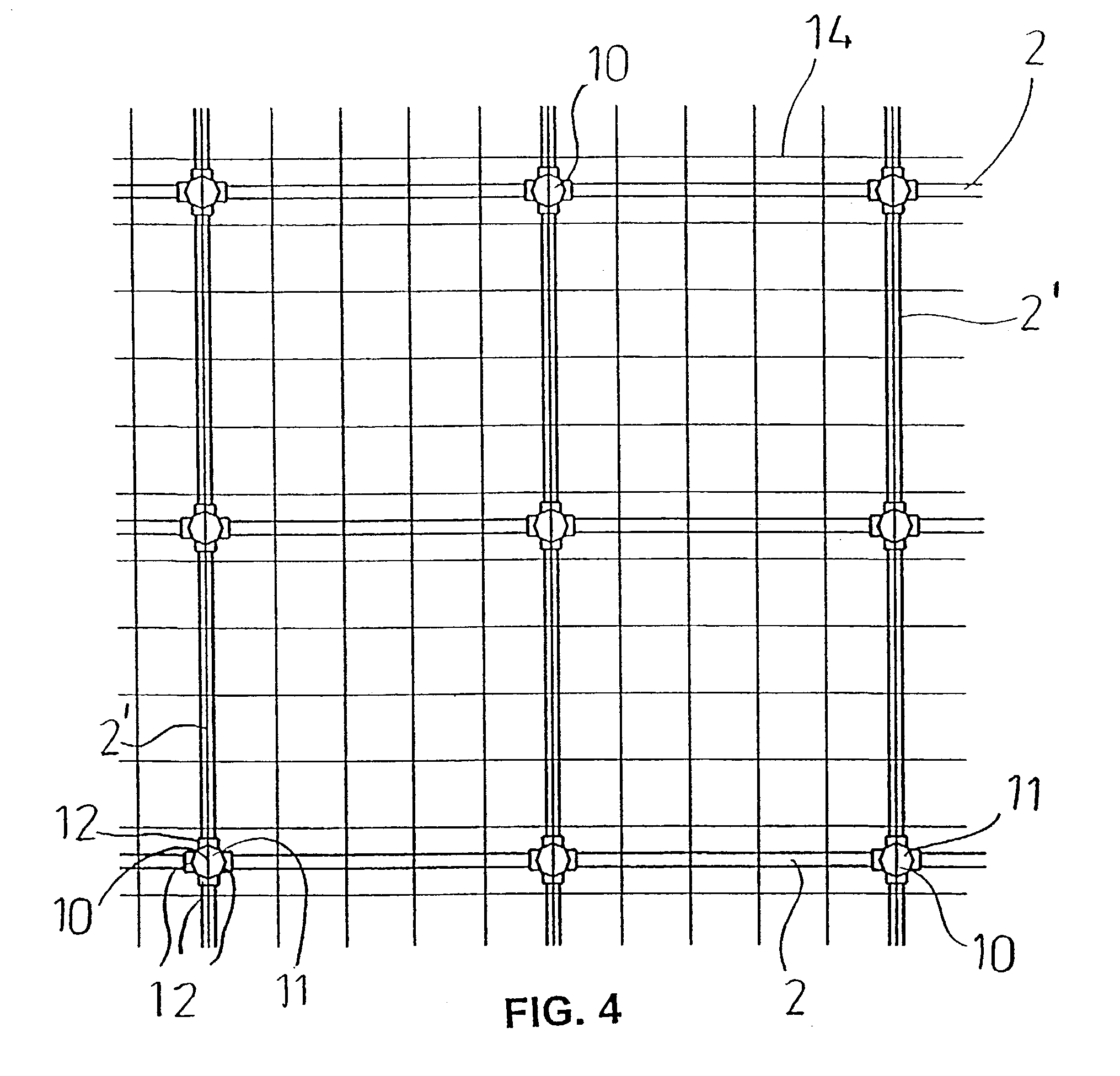 Method and system for constructing large, continuous, concrete slabs