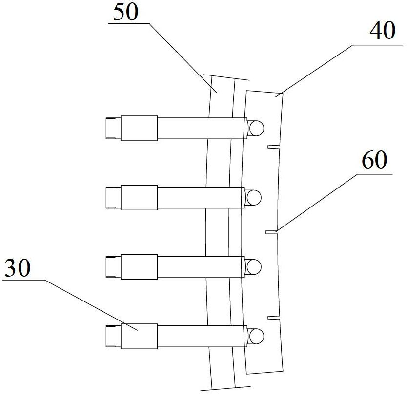 Cooling wall for smelting furnace