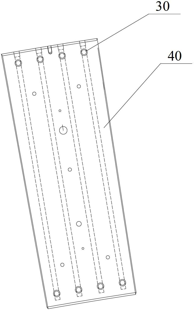 Cooling wall for smelting furnace