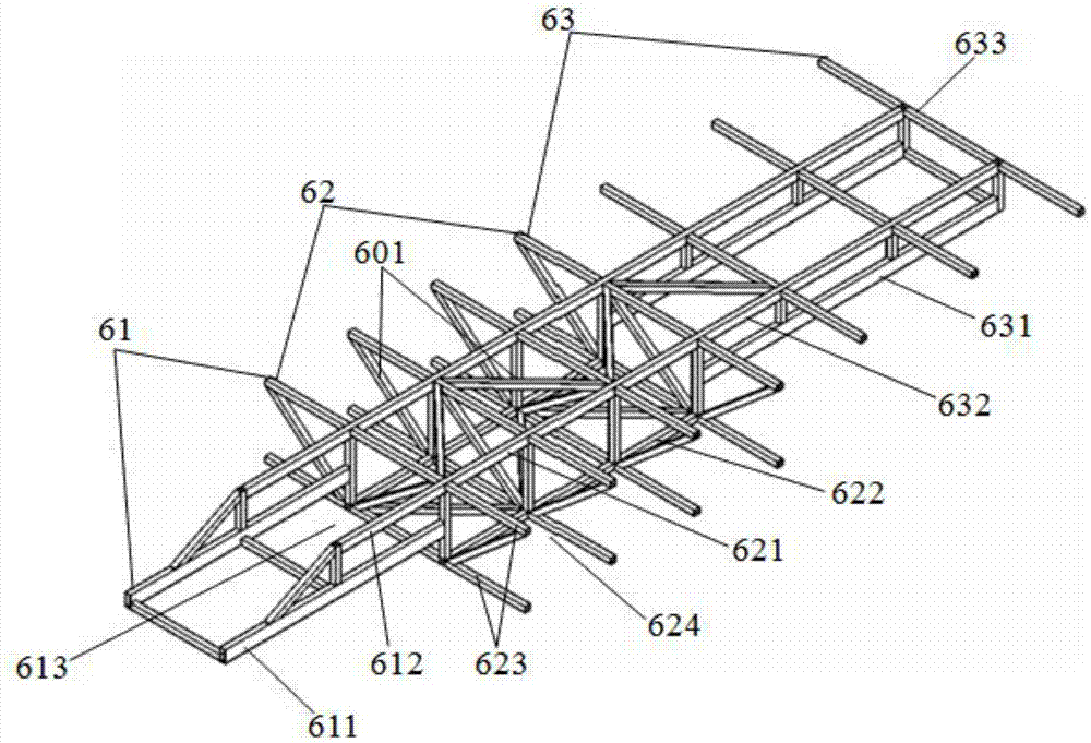 Novel electric truck chassis structure