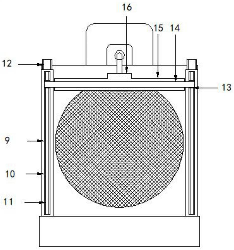 Automatic fluff removing device of water cooling system of wind generating set