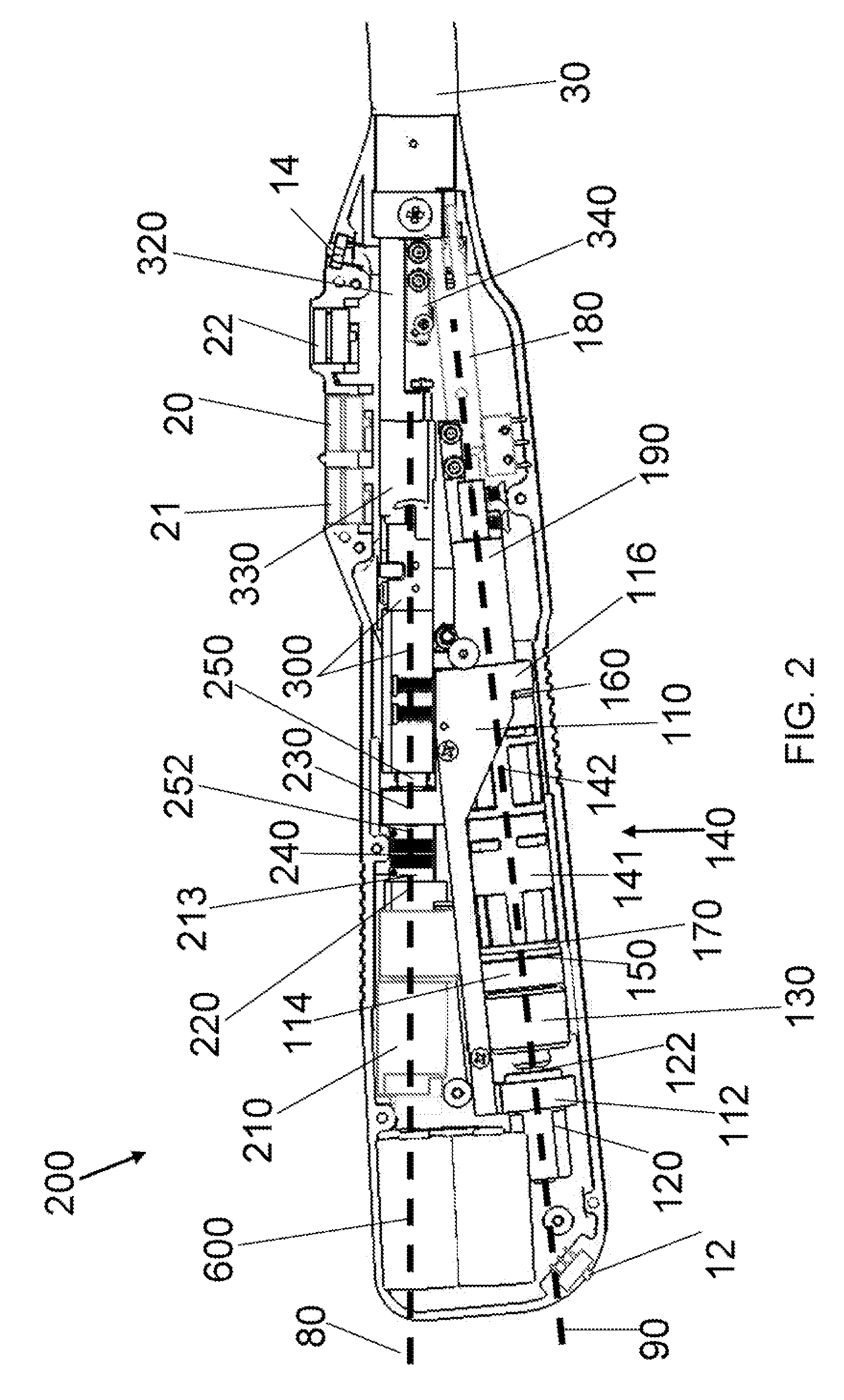 Electrically Self-Powered Surgical Instrument With Manual Release