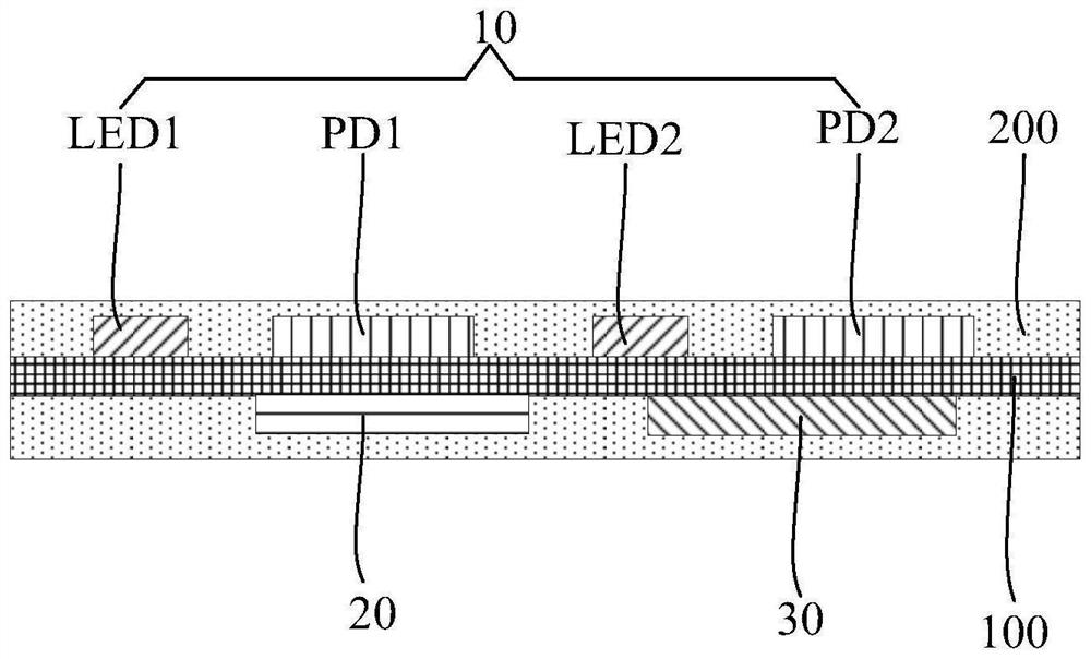 Heart rate module, electronic device for collecting heart rates and smart wearable device