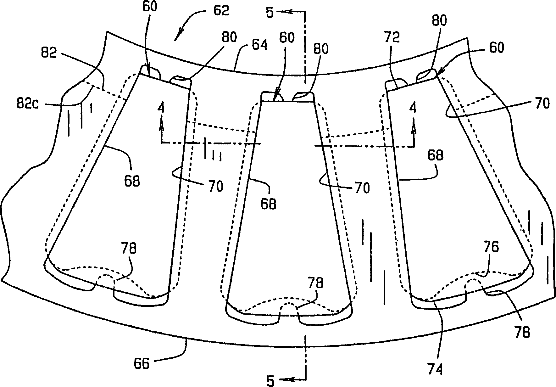 Wheel bearing with improved cage