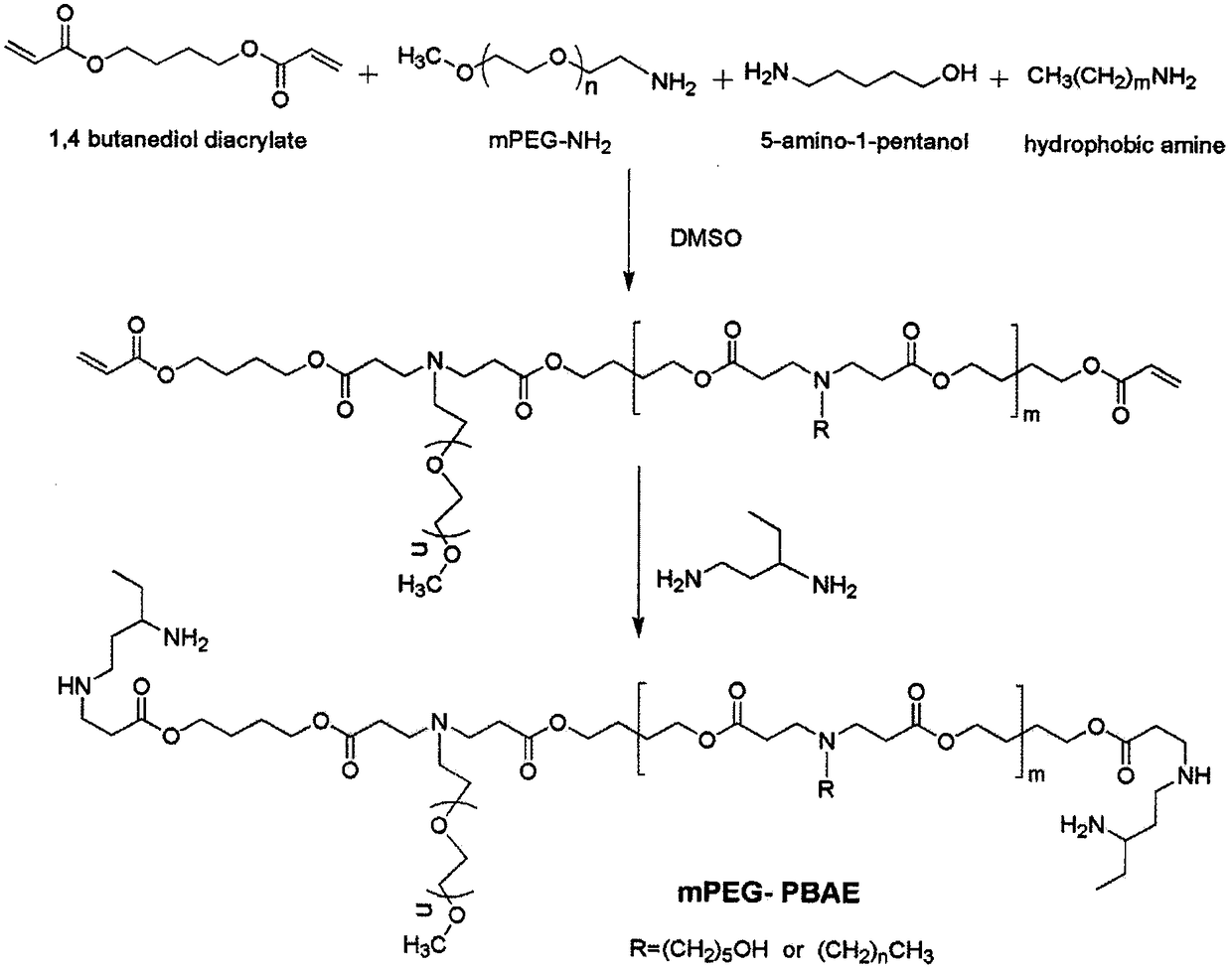 Preparation method of urushiol-loading pH responsive amphiphilic copolymer micelle