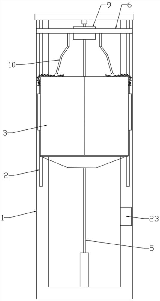 Automatic lifting device based on big data storage