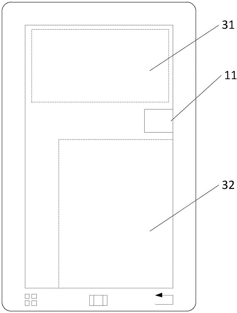 Touch screen display control method and system for mobile terminal