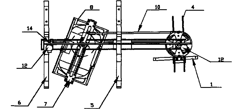 Three-degree-of-freedom aerial photographic head with stable inertia