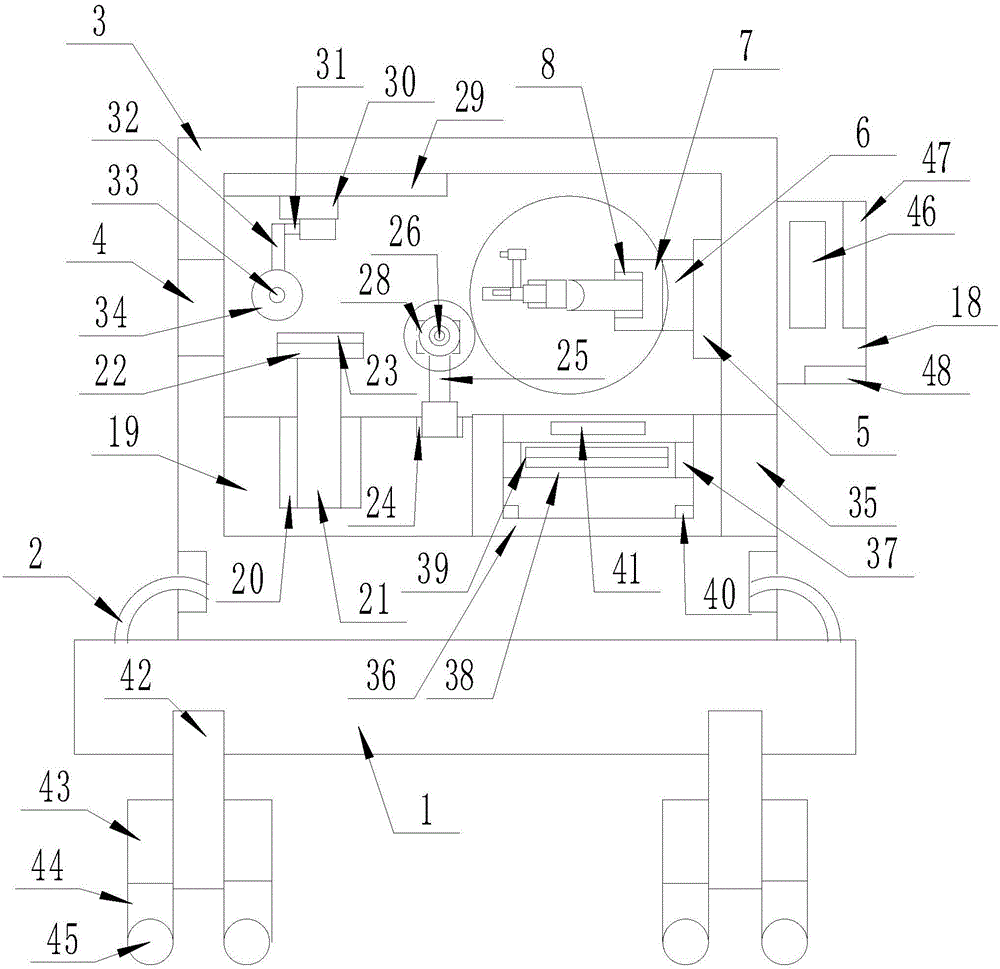 Device for automatically cutting nails