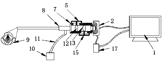 High-speed dynamic laryngoscope device and application method thereof