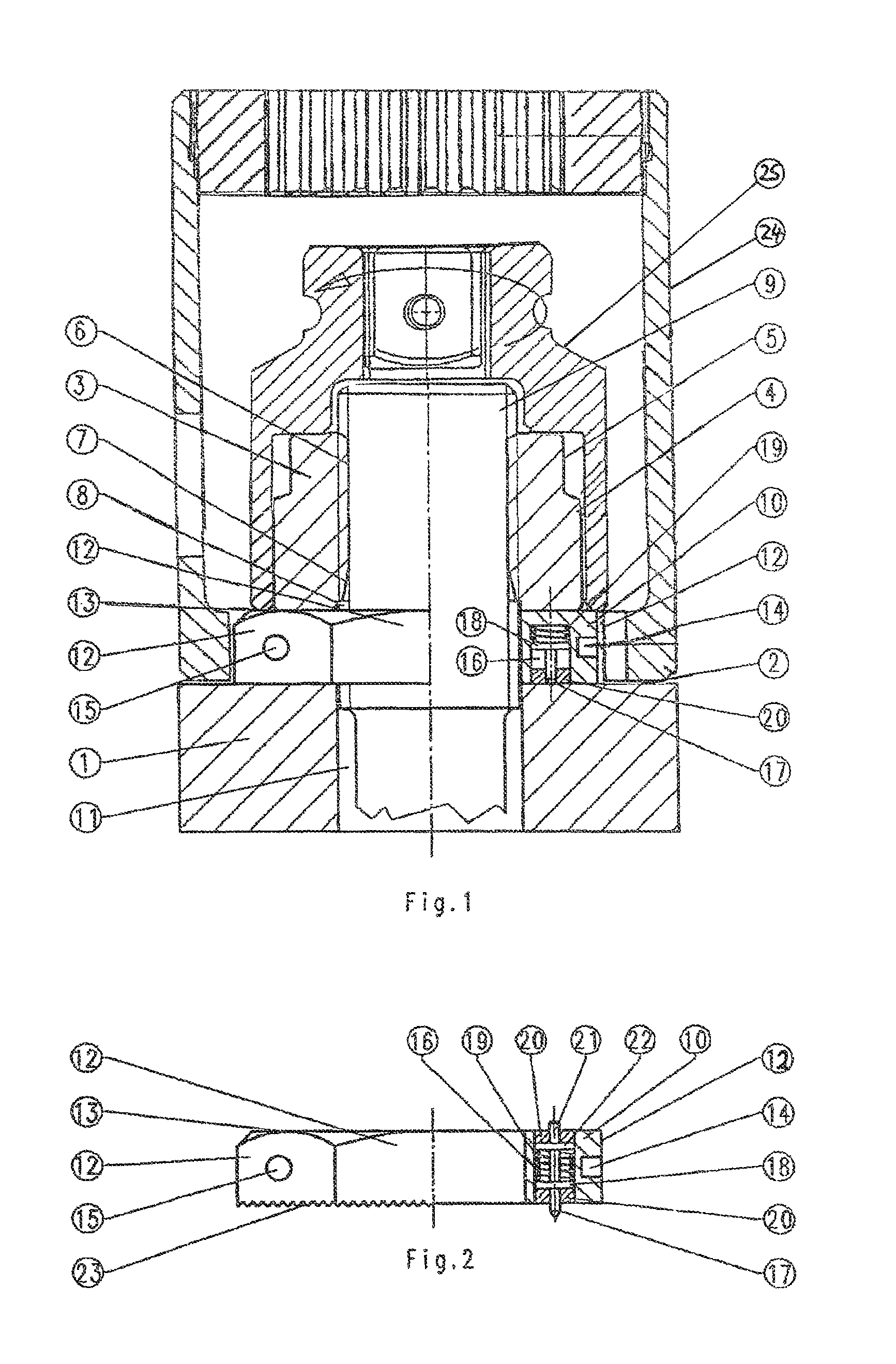 Method for effecting a screwed connection