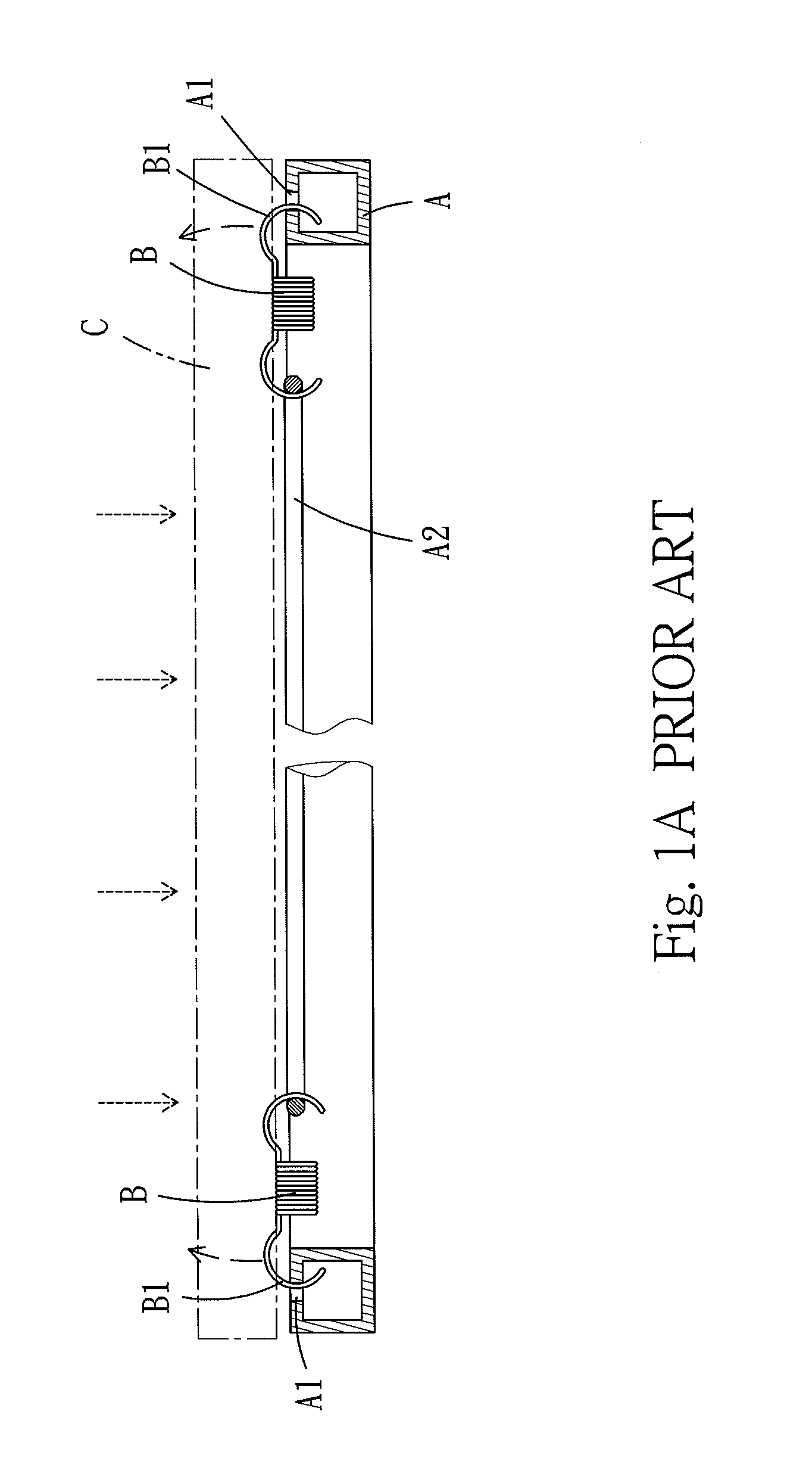 Metal crib bedstead