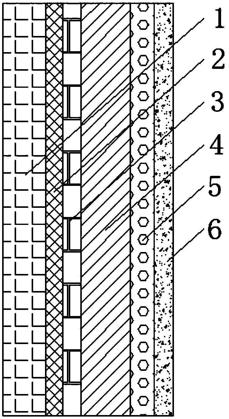 Luban stone coating system and construction method thereof