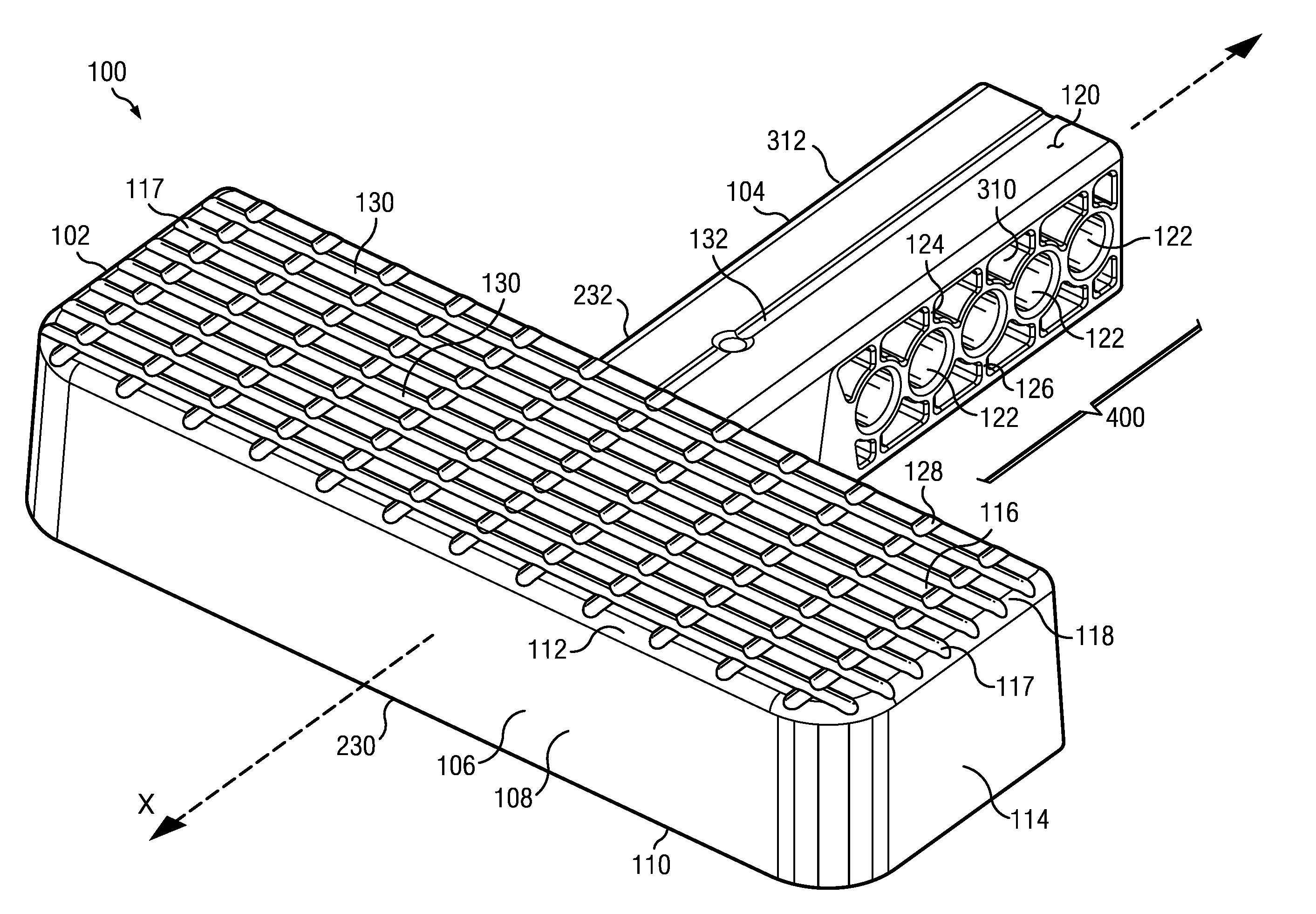 Injection-molded plastic hitch step