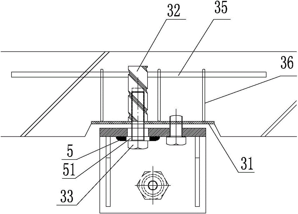 Connection joint of upper bearing prefabricated concrete external wall and steel beam