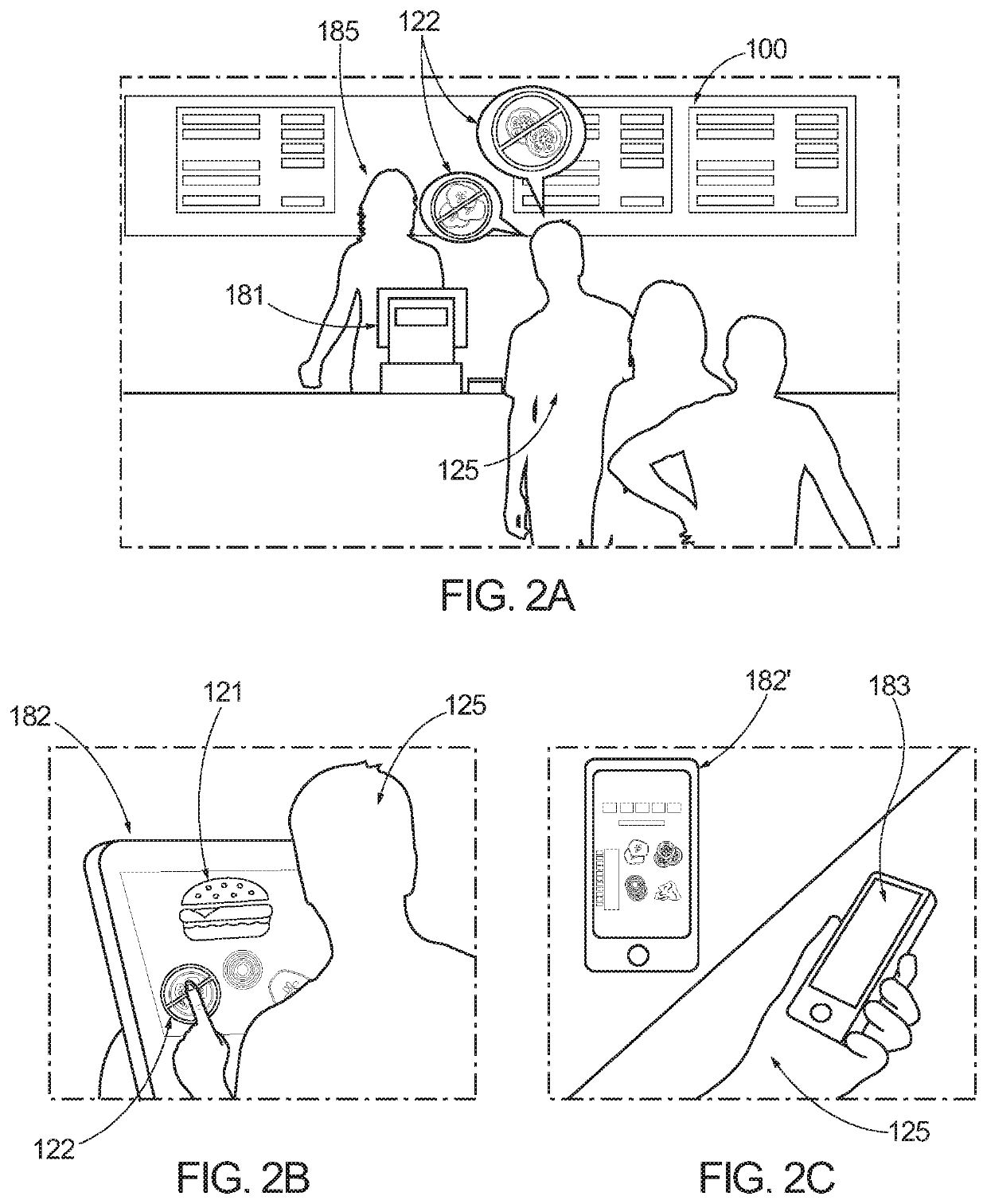 Food service material dispensers, systems, and methods