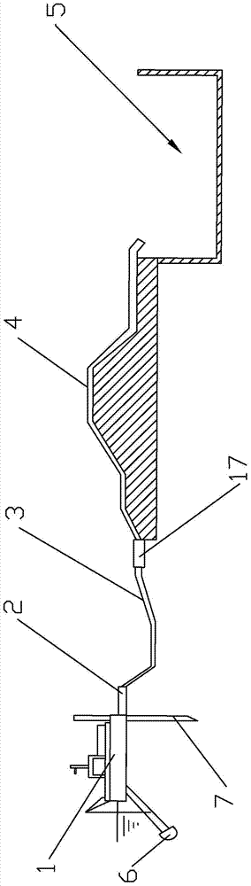 Construction method of underwater cutter suction dredging for urban ecological river