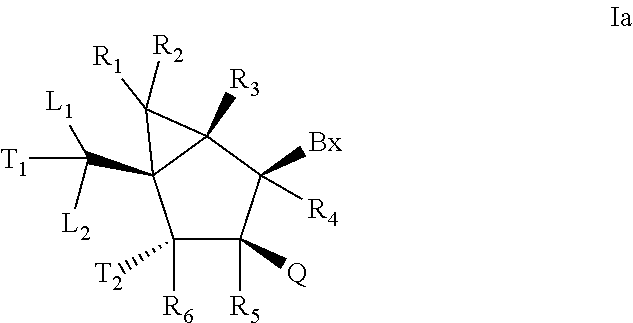 Bicyclic carbocyclic nucleosides and oligomeric compounds prepared therefrom