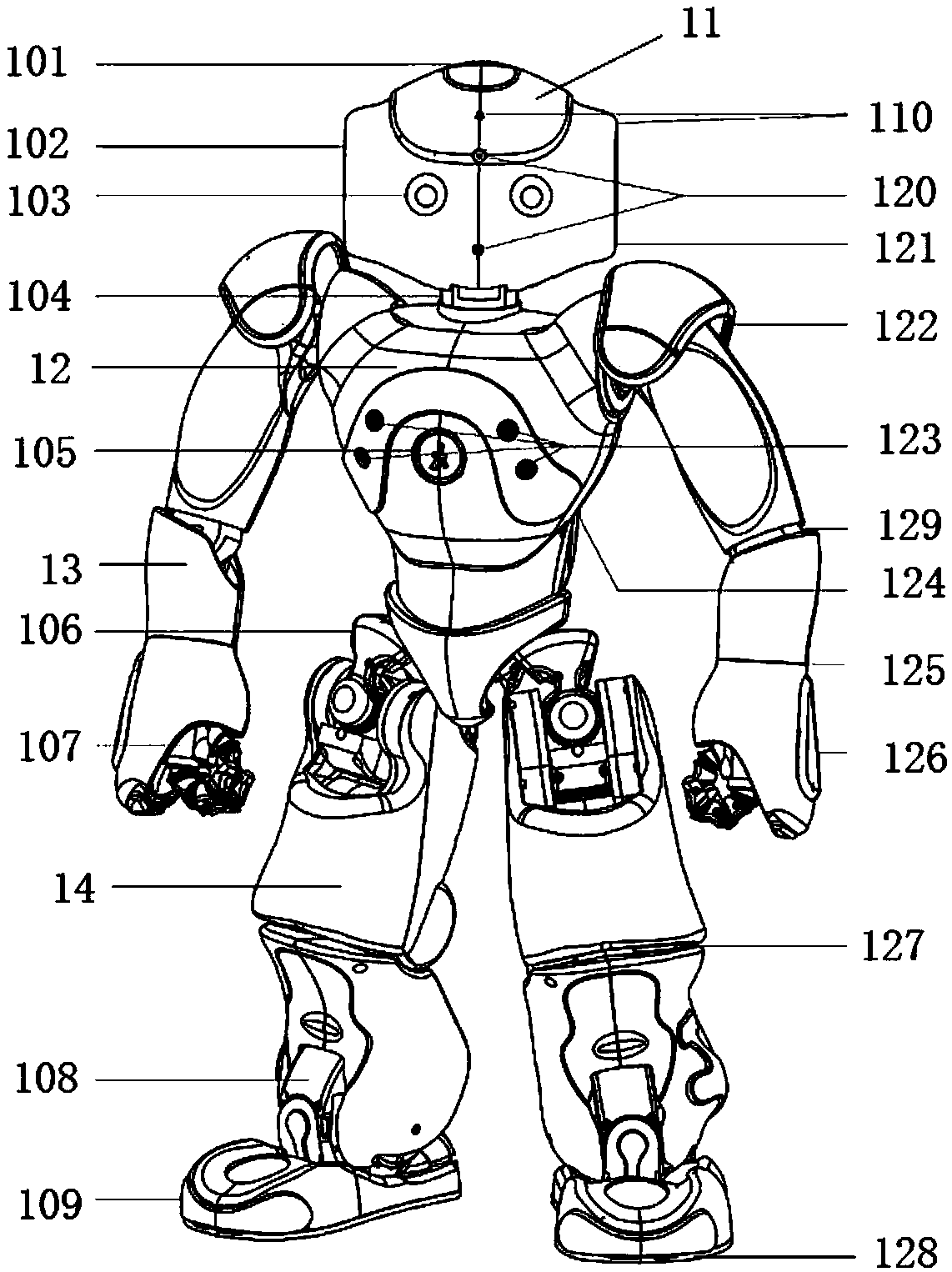 NAO robot system based on action collection