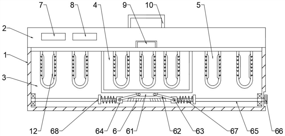 A sample storage device for sewage sample detection