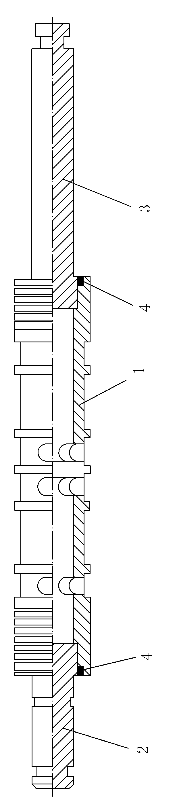 Valve plug of height adjustment reversing valve and girth welding process thereof for height adjustment system of coal mining machine