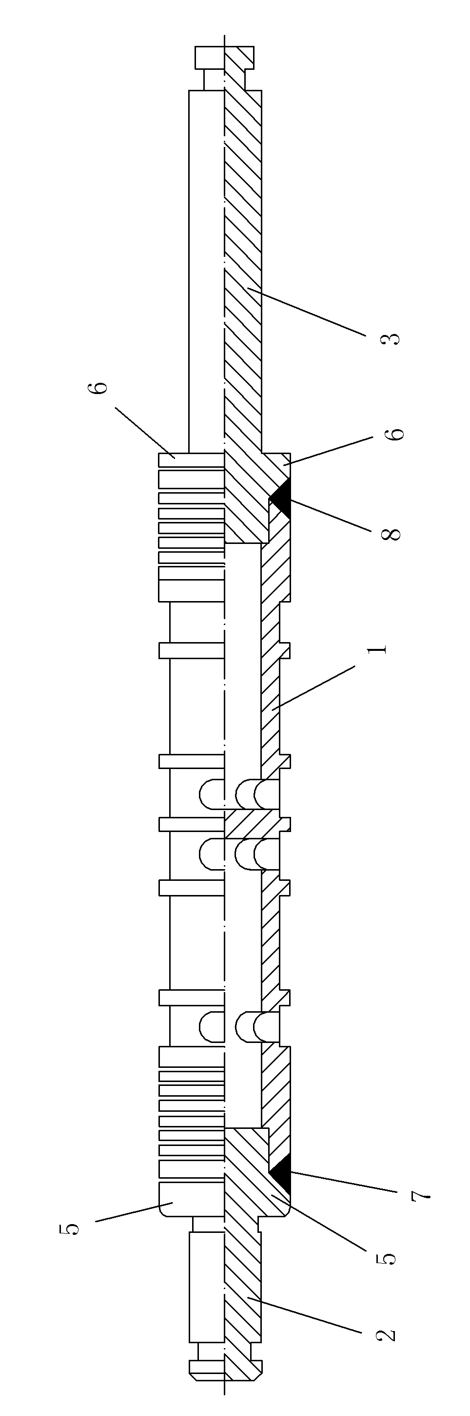 Valve plug of height adjustment reversing valve and girth welding process thereof for height adjustment system of coal mining machine