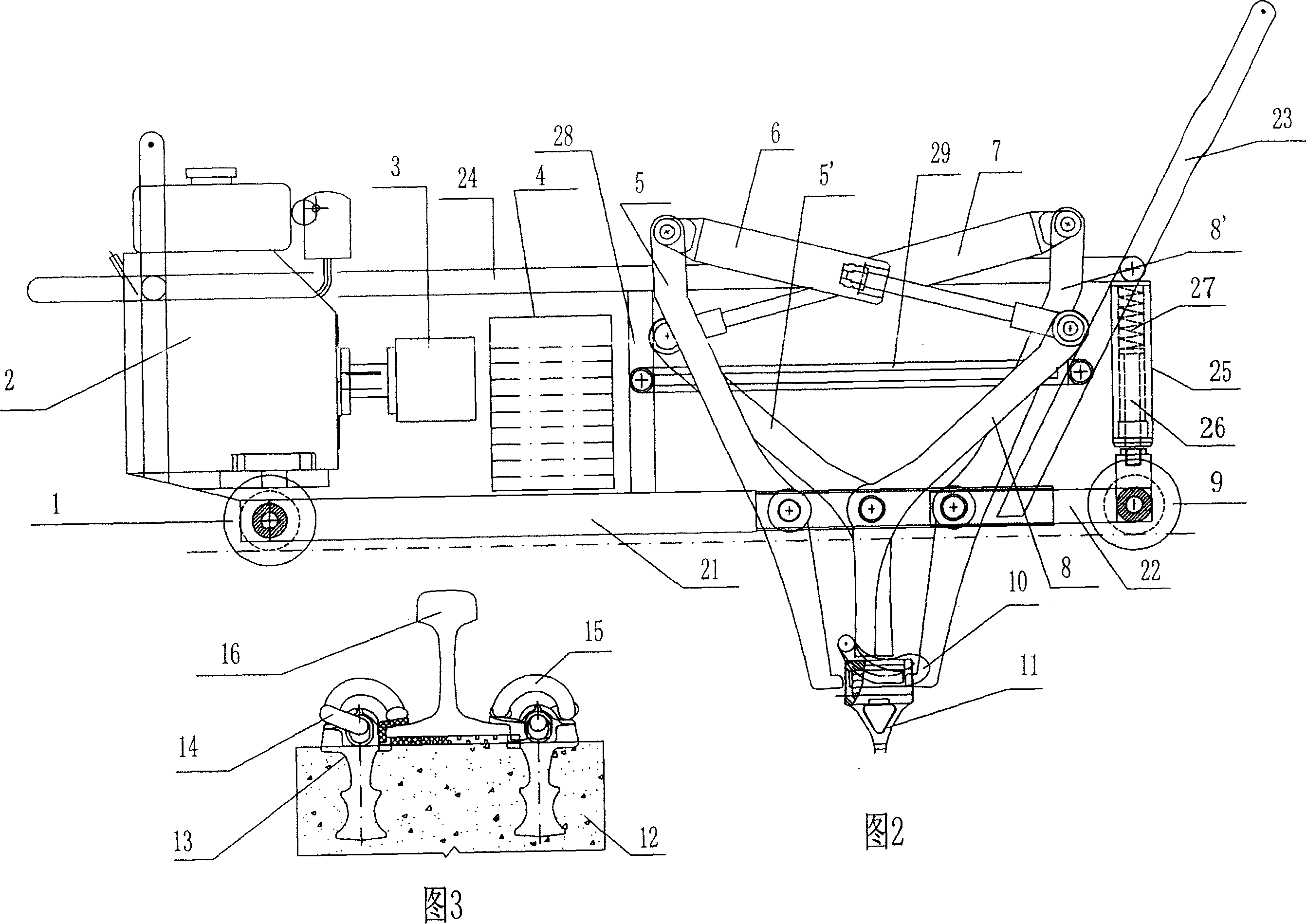 Elastic strip fixing machine