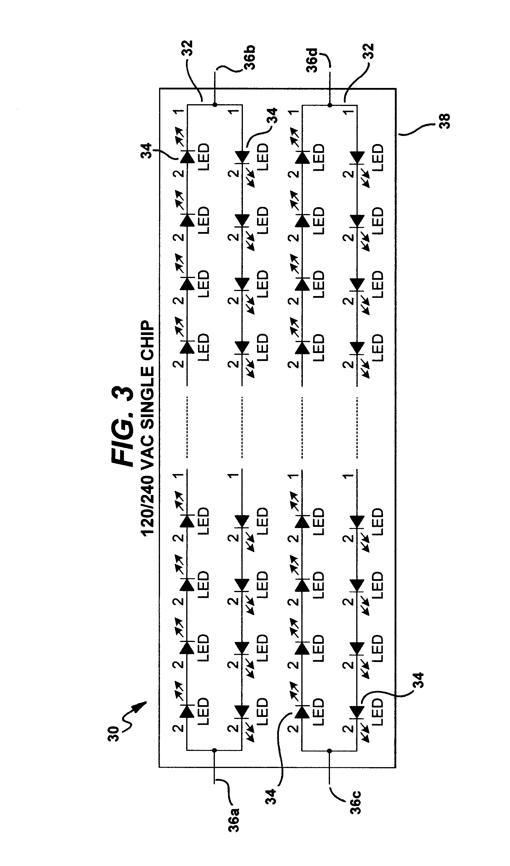 Multi-voltage and multi-brightness LED lighting devices and methods of using same