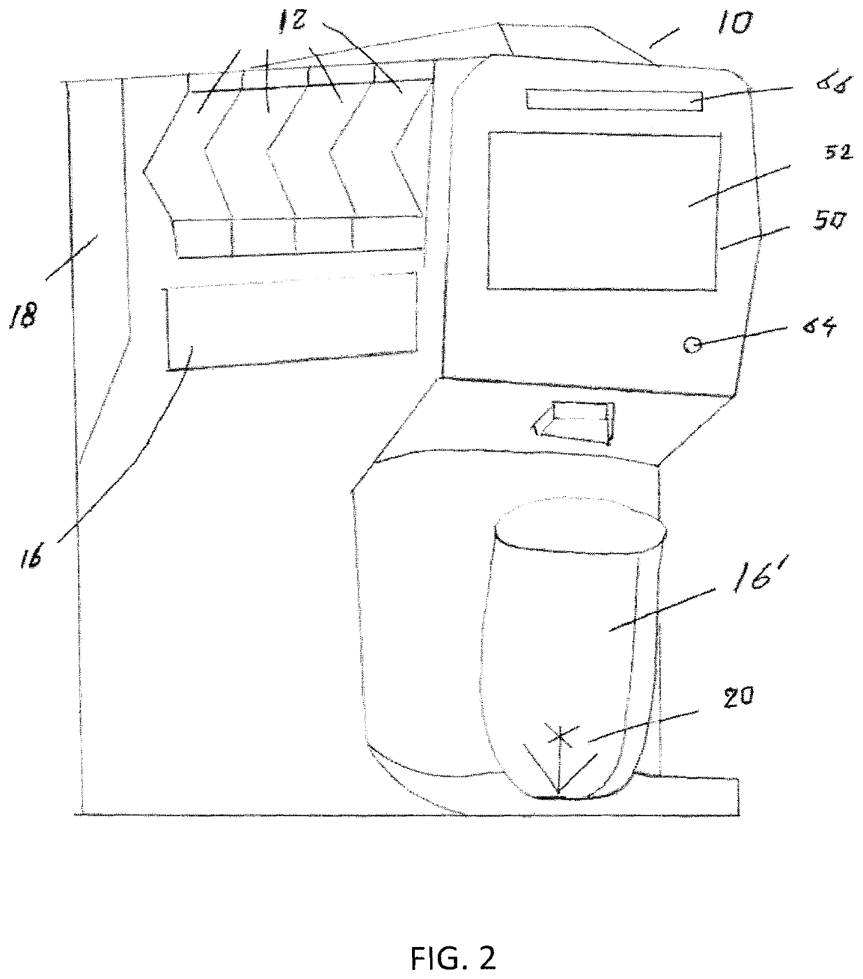 Dispensing system for delivering customized quantities of dietary and nutraceutical supplements