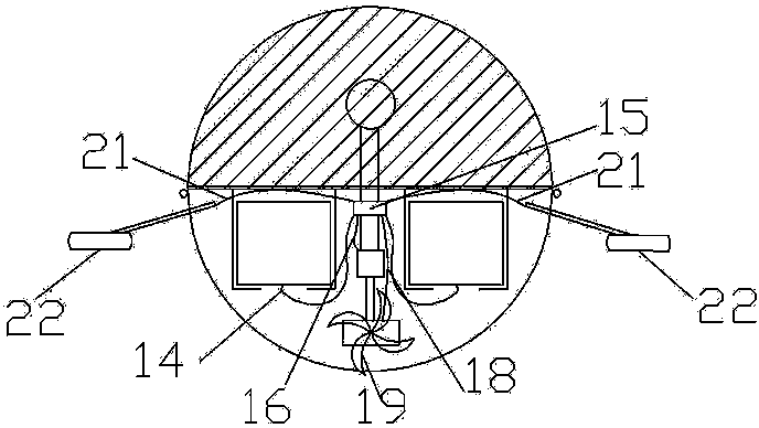 Water solar light-emitting device with flyability