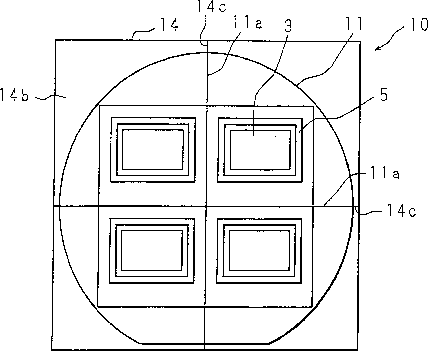 Solid-state imaging device, semiconductor wafer and camera module