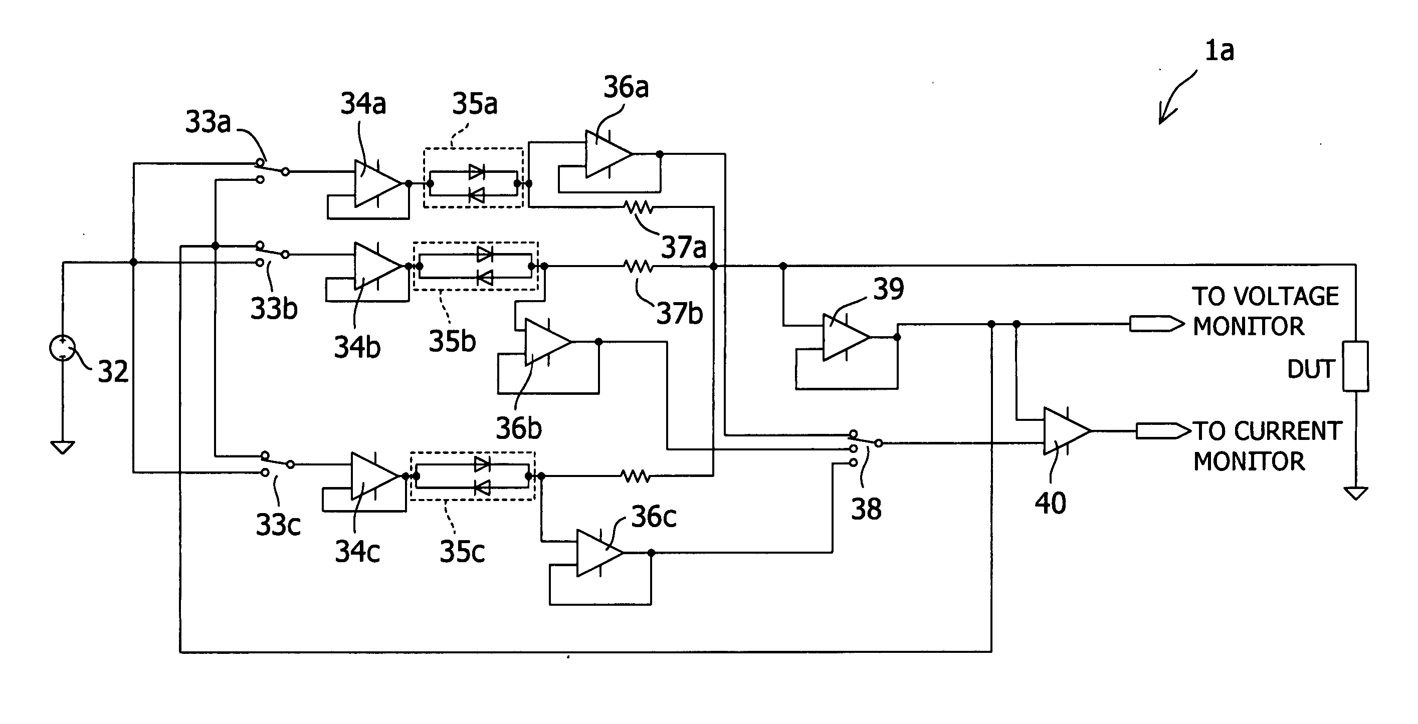 Switching circuit for current measurement range resistor and current measurement apparatus including switching circuit