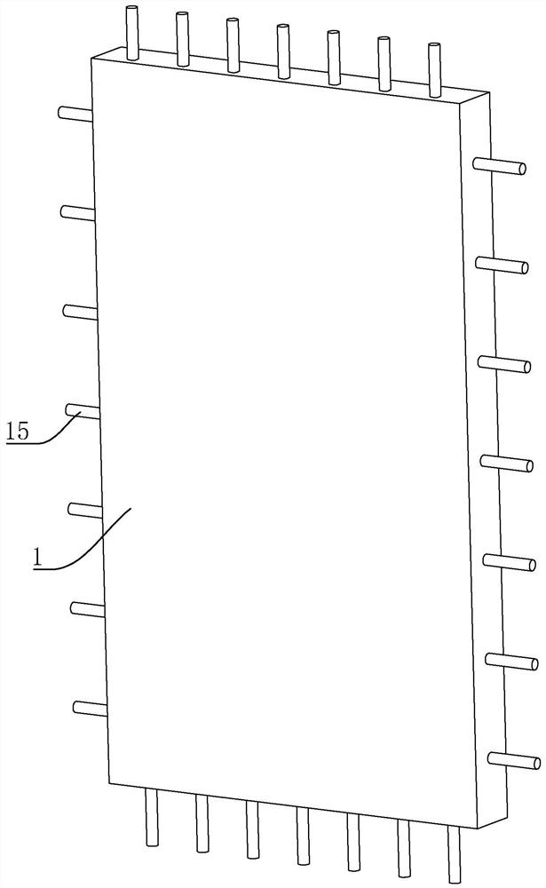 Precast concrete component and mounting method