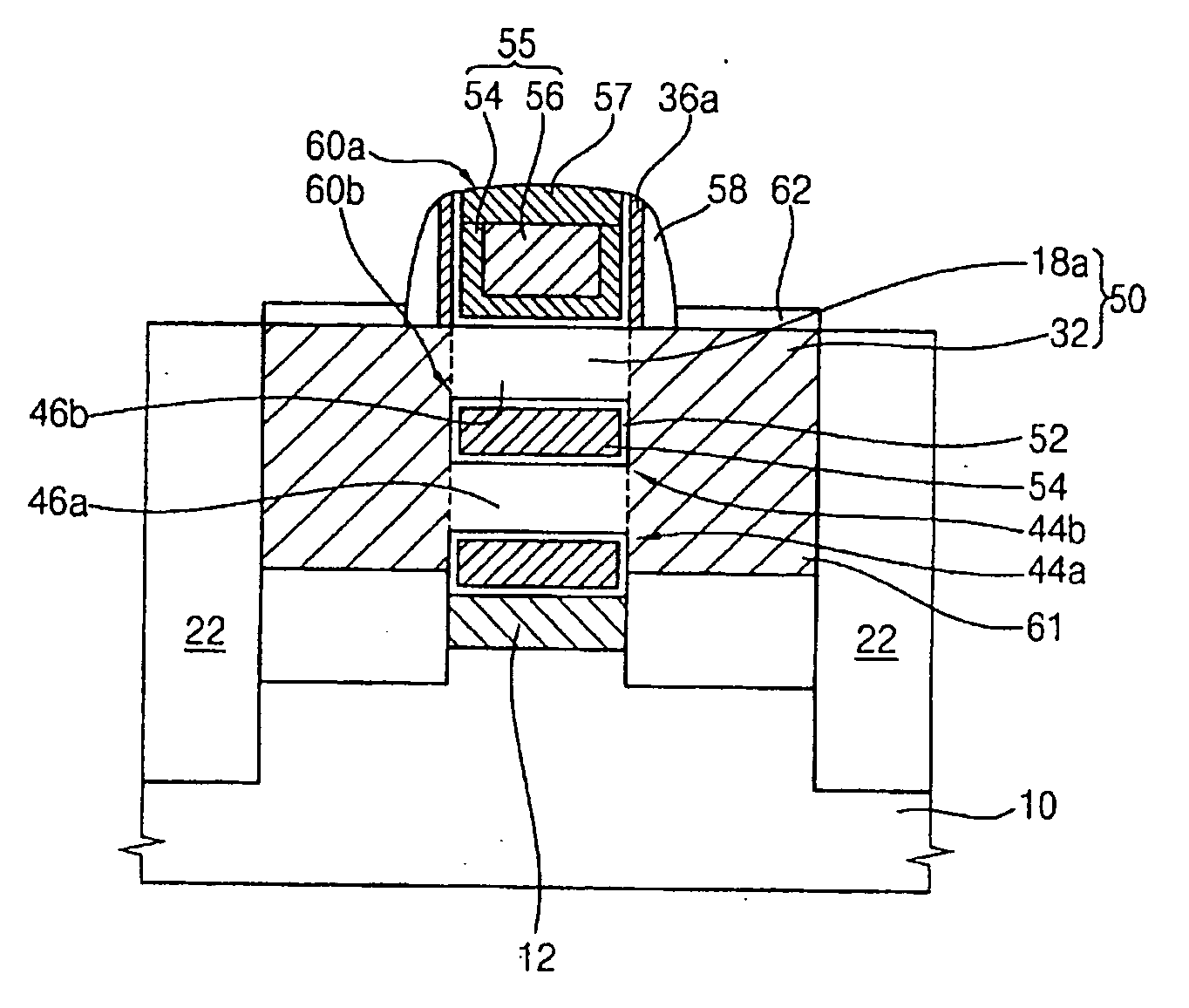 Semiconductor device having a multi-channel type MOS transistor