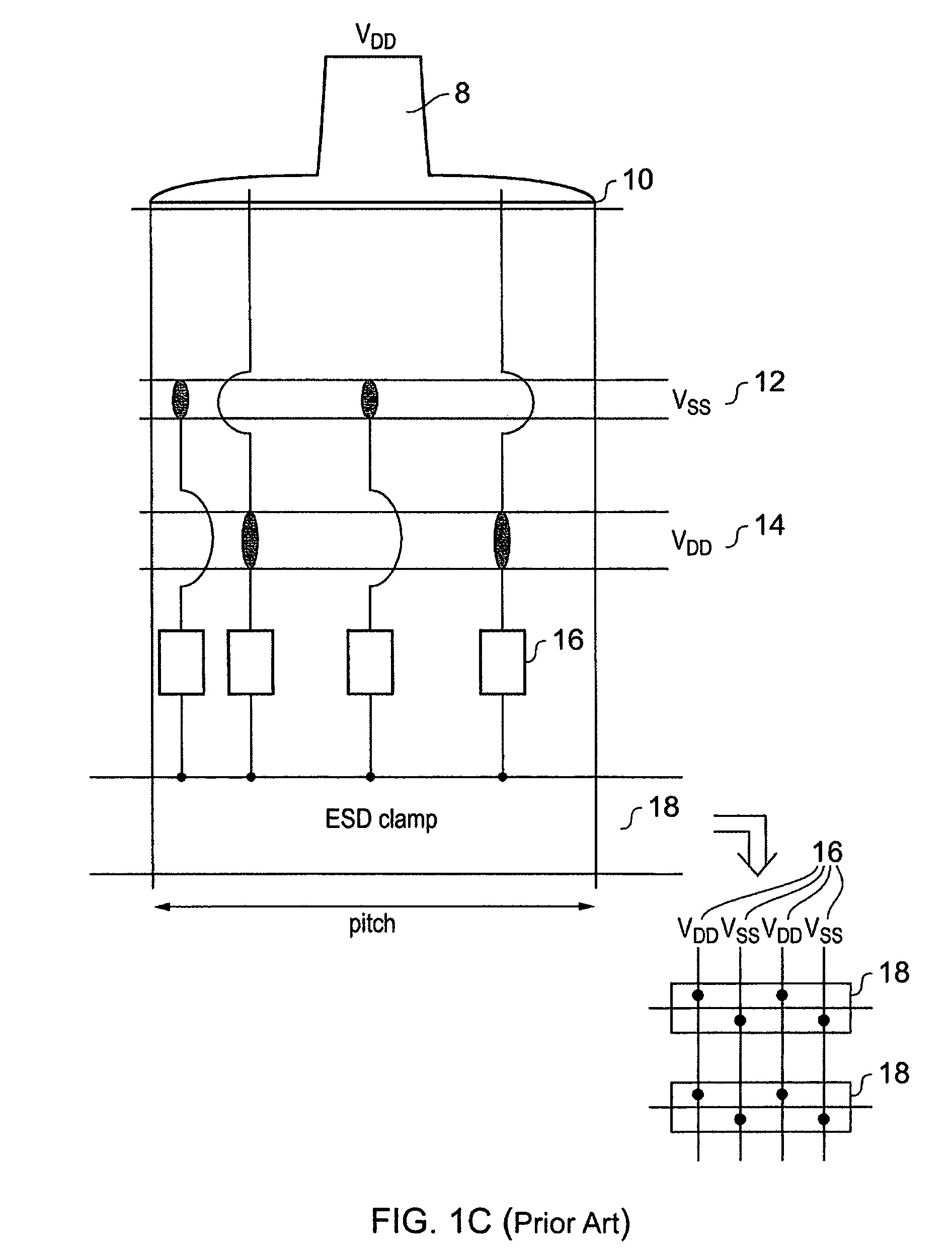 Distributing power to an integrated circuit
