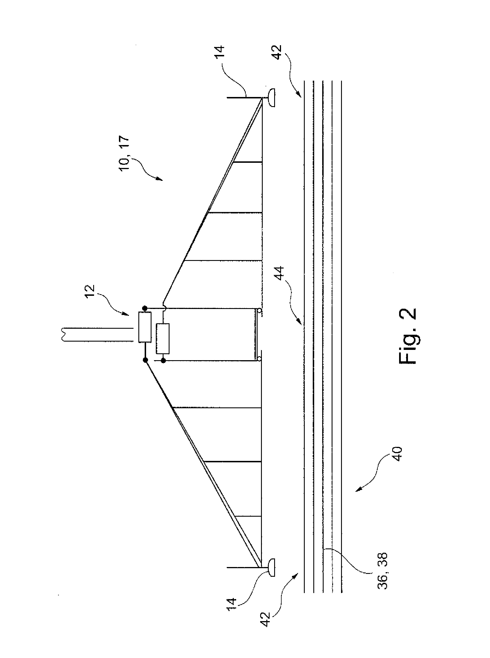 Device and method for receiving, holding and/or handling two-dimensional objects