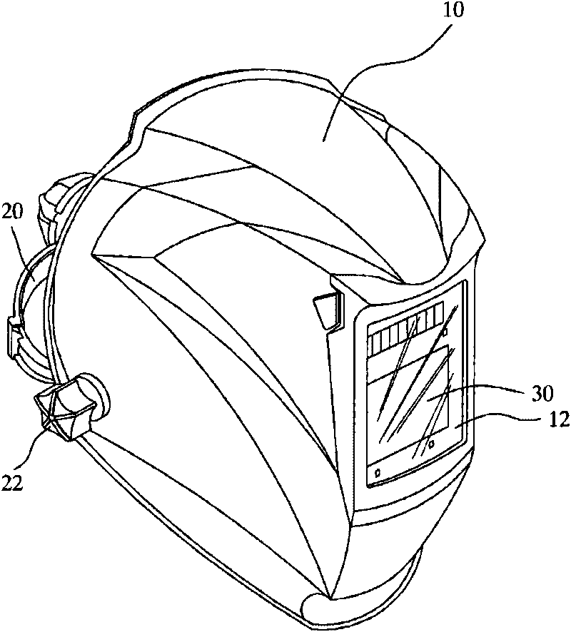 Welding mask that can control LCD shielding goggle without taking off
