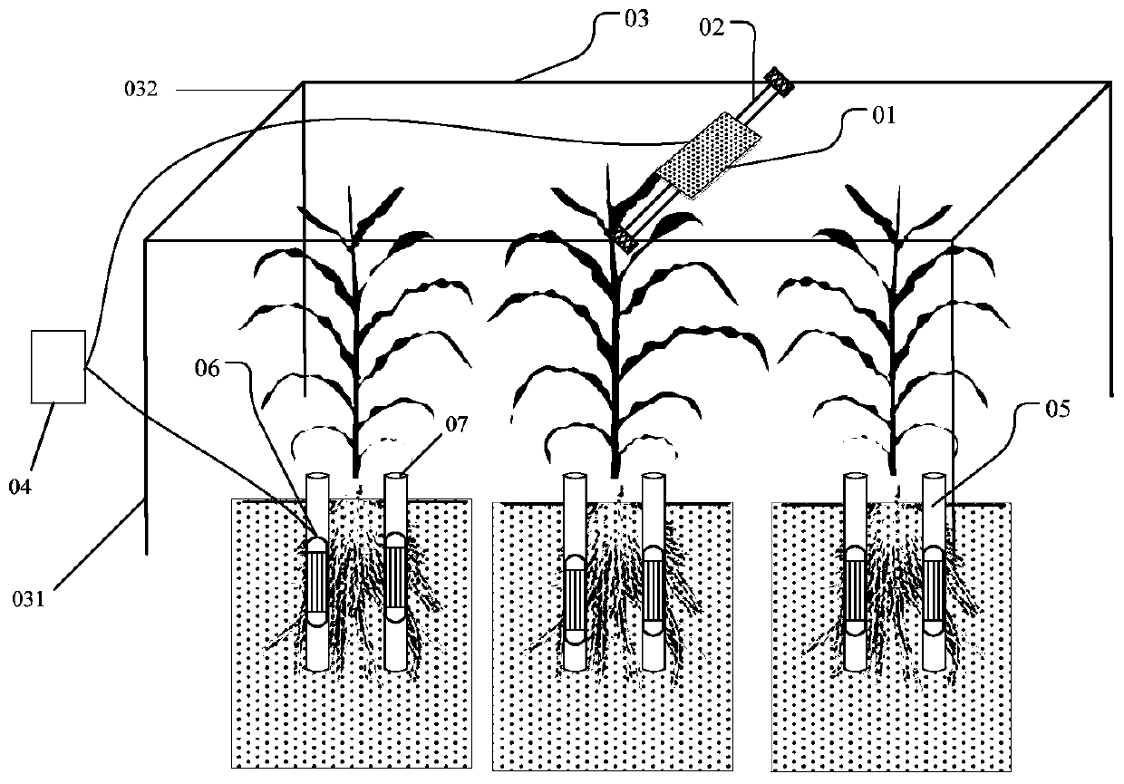 Plant root and cap integrated monitoring system and method