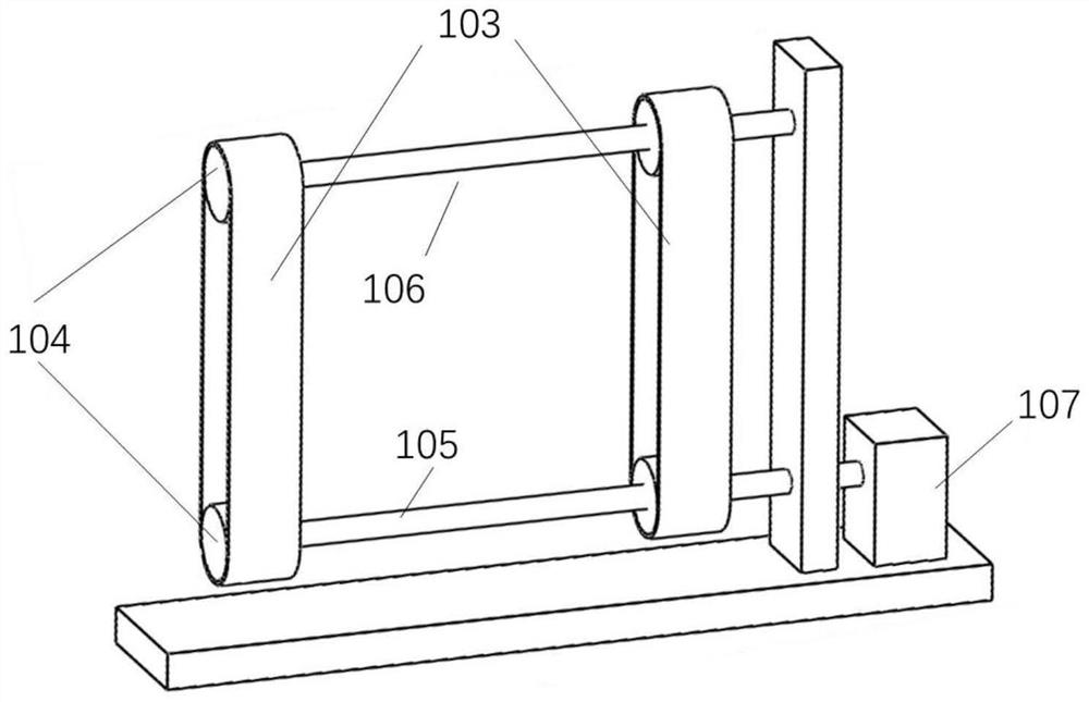 Speckle suppression movement device based on flexible diffractive optical element