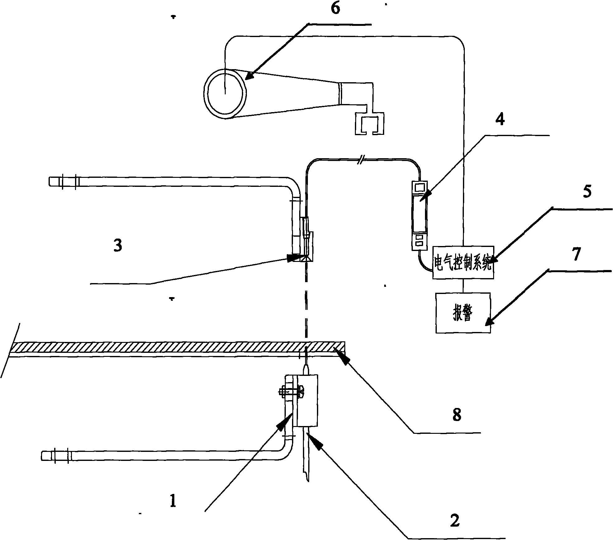 Method and detecting system for detecting number of paper on liquid crystal flat glass production line