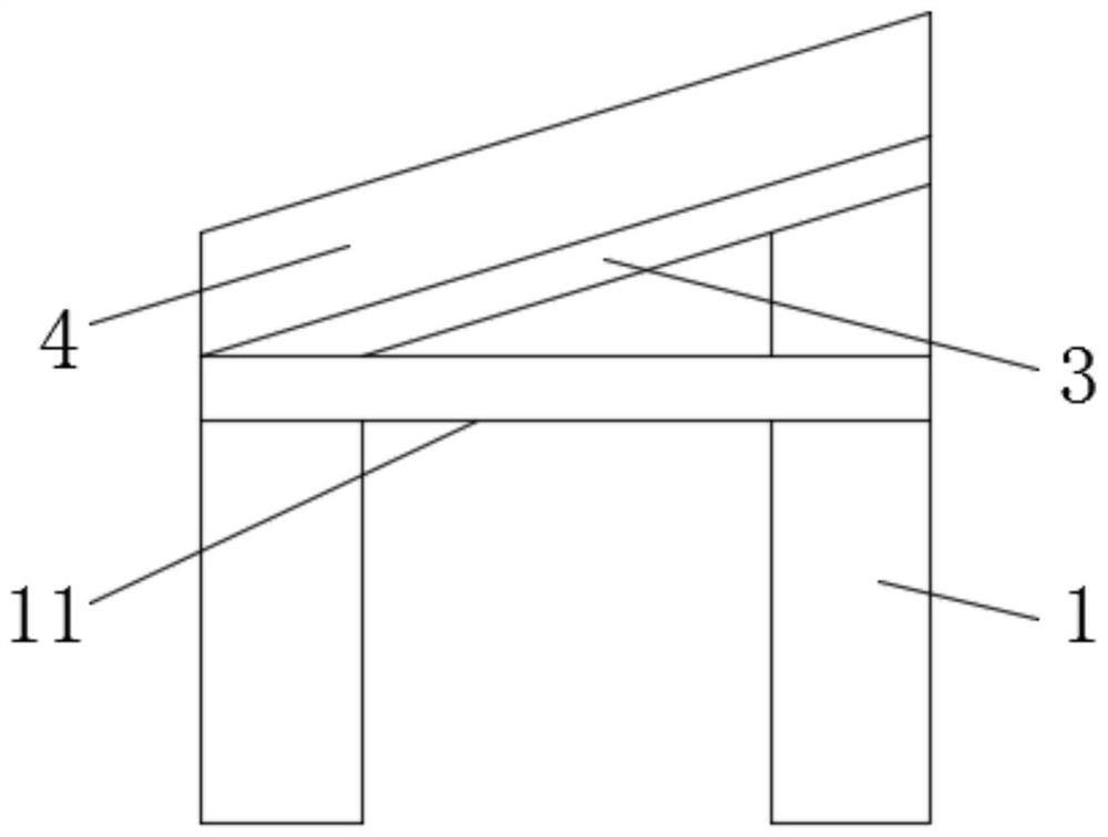 Novel bracket for solar photovoltaic power generation panel