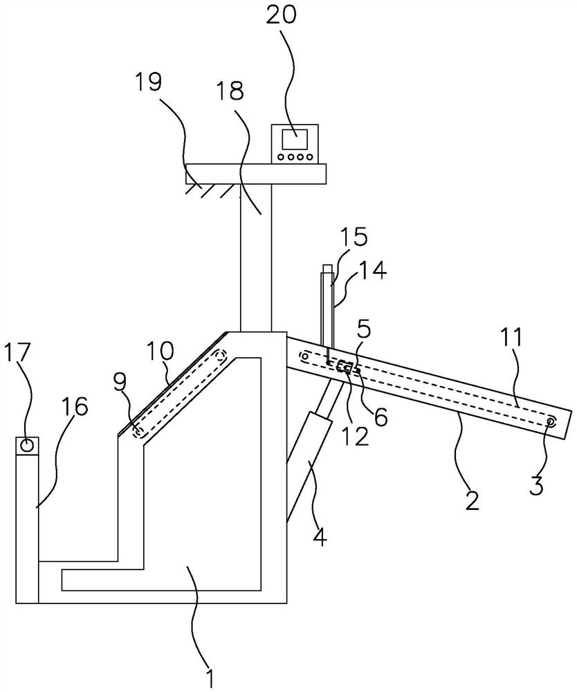 Tension-adjustable cloth rolling and inspecting all-in-one machine