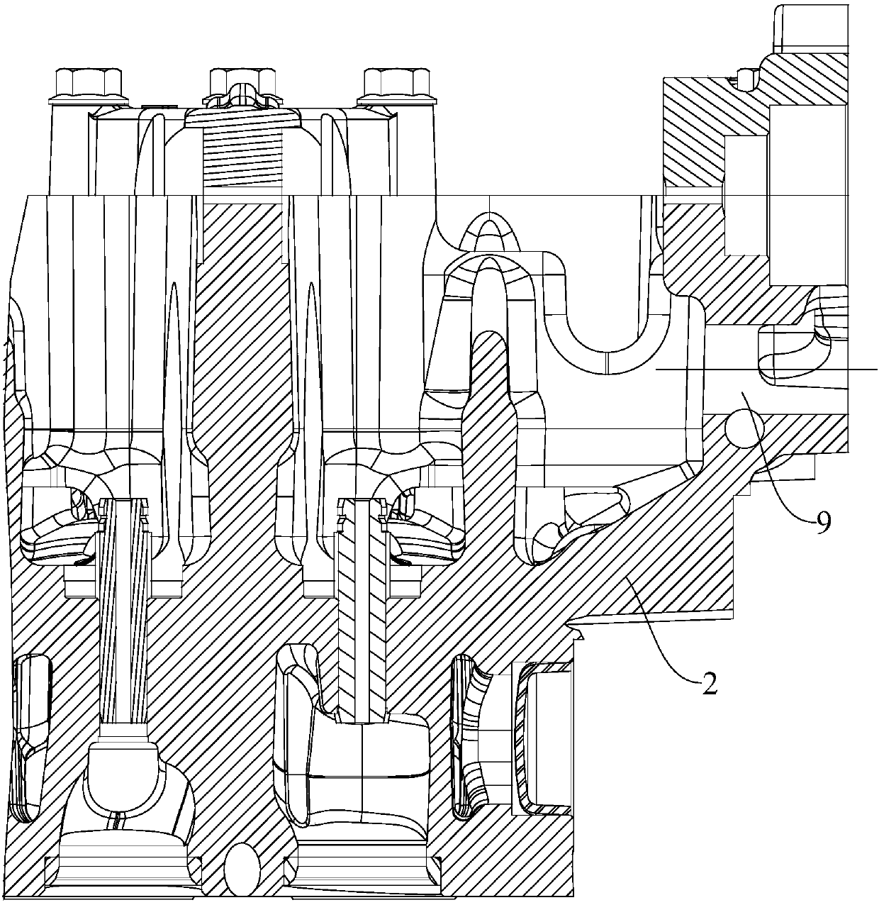 Crankcase ventilation system and vehicle